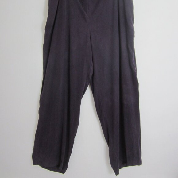 New Coldwater Creek Womens 20W Eggplant Purple Tencel Rayon Pants Slacks $75 NWT - Picture 4 of 8